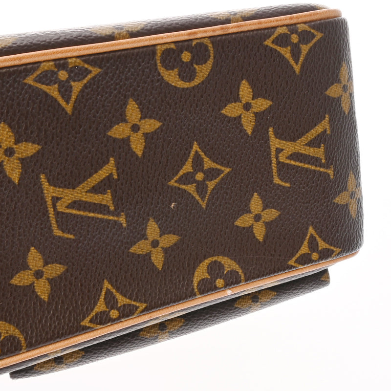 LOUIS VUITTON ルイヴィトン モノグラム ヴィバシテ MM セミショルダー ブラウン M51164 レディース モノグラムキャンバス ショルダーバッグ ABランク 中古 銀蔵