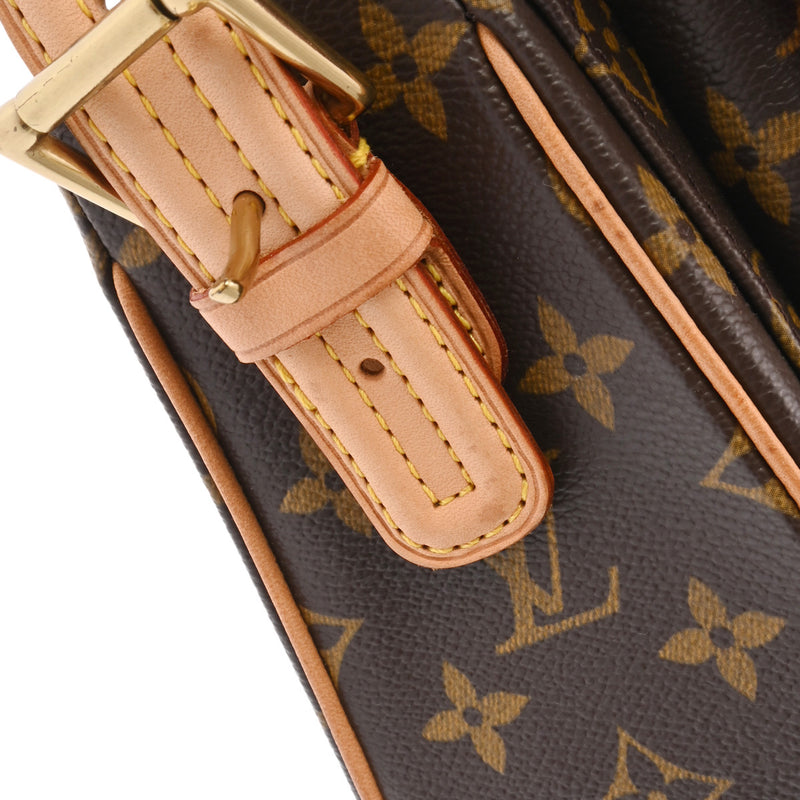 LOUIS VUITTON ルイヴィトン モノグラム ヴィバシテ MM セミショルダー ブラウン M51164 レディース モノグラムキャンバス ショルダーバッグ ABランク 中古 銀蔵