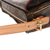 LOUIS VUITTON ルイヴィトン モノグラム ヴィバシテ MM セミショルダー ブラウン M51164 レディース モノグラムキャンバス ショルダーバッグ ABランク 中古 銀蔵