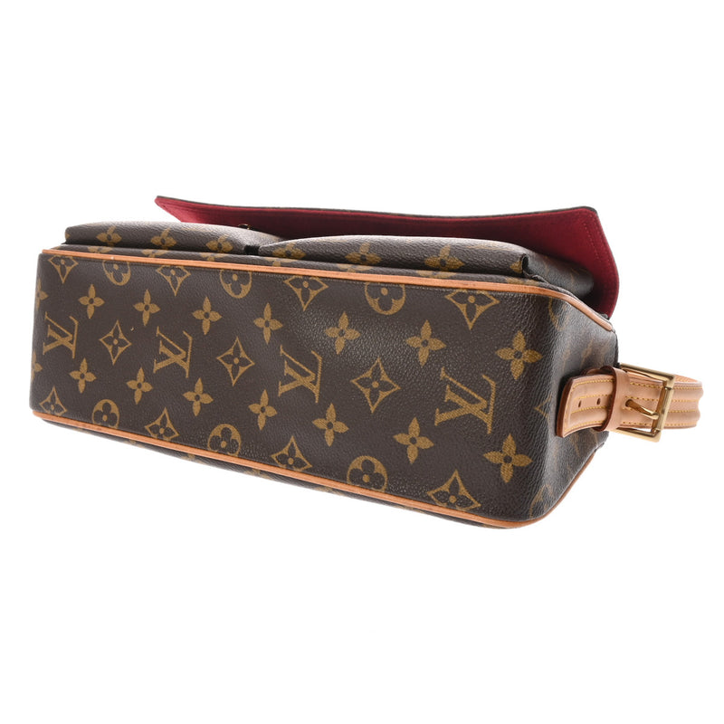 LOUIS VUITTON ルイヴィトン モノグラム ヴィバシテ MM セミショルダー ブラウン M51164 レディース モノグラムキャンバス ショルダーバッグ ABランク 中古 銀蔵