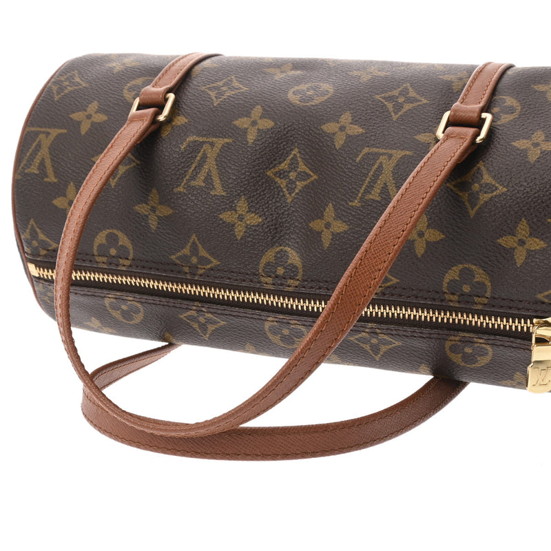 LOUIS VUITTON ルイヴィトン モノグラム パピヨン PM 旧型 ブラウン M51366 レディース モノグラムキャンバス ハンドバッグ ABランク 中古 銀蔵