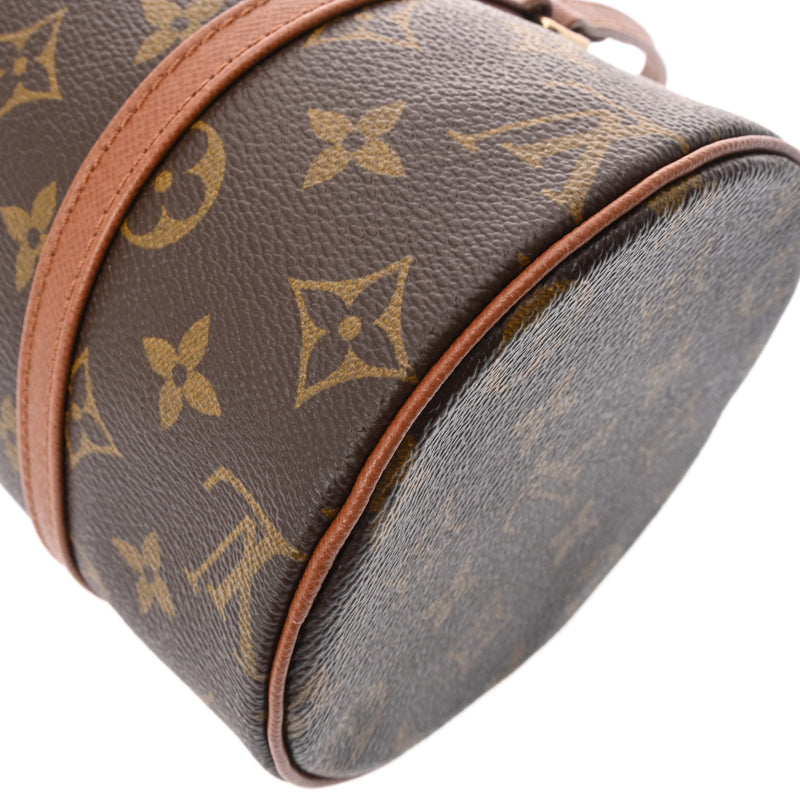 LOUIS VUITTON ルイヴィトン モノグラム パピヨン PM 旧型 ブラウン M51366 レディース モノグラムキャンバス ハンドバッグ ABランク 中古 銀蔵