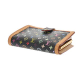 LOUIS VUITTON ルイヴィトン マルチカラー ポルトフォイユヴィエノワ ノワール M92988 レディース モノグラムマルチカラー 二つ折り財布 Bランク 中古 銀蔵