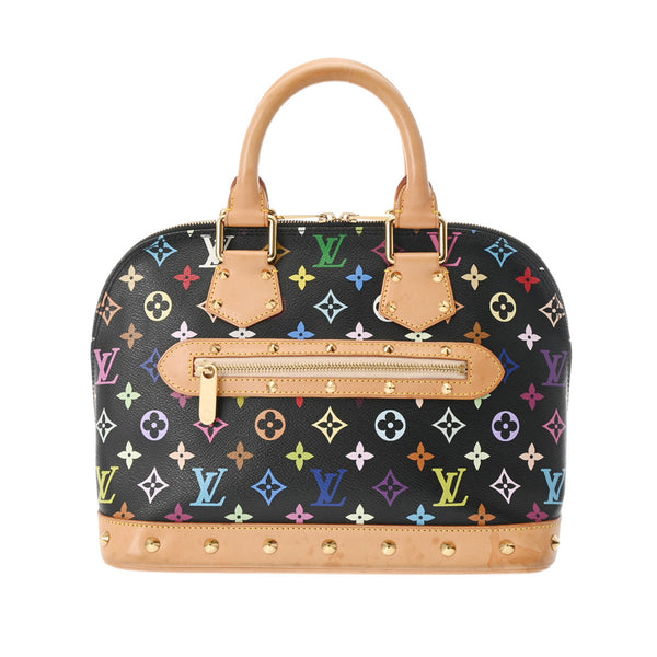 LOUIS VUITTON ルイヴィトン マルチカラー アルマ ノワール M92646 レディース モノグラムマルチカラー ハンドバッグ Bランク 中古 銀蔵