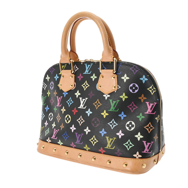 LOUIS VUITTON ルイヴィトン マルチカラー アルマ ノワール M92646 レディース モノグラムマルチカラー ハンドバッグ Bランク 中古 銀蔵