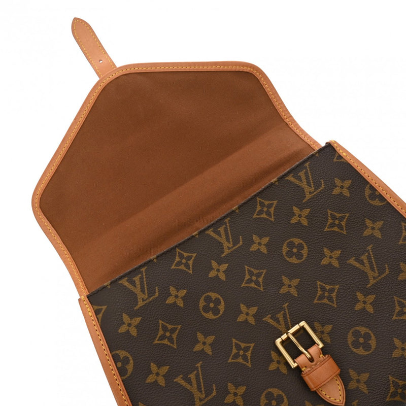 LOUIS VUITTON ルイヴィトン モノグラム ベルエア 2WAY ブラウン M51122 ユニセックス モノグラムキャンバス ハンドバッグ Bランク 中古 銀蔵