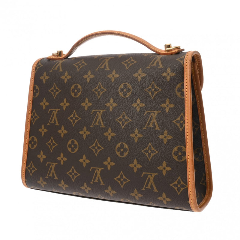 LOUIS VUITTON ルイヴィトン モノグラム ベルエア 2WAY ブラウン M51122 ユニセックス モノグラムキャンバス ハンドバッグ Bランク 中古 銀蔵