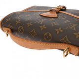 LOUIS VUITTON ルイヴィトン モノグラム ベルエア 2WAY ブラウン M51122 ユニセックス モノグラムキャンバス ハンドバッグ Bランク 中古 銀蔵