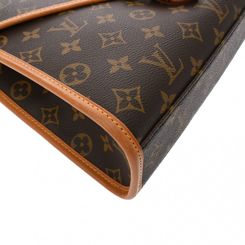 LOUIS VUITTON ルイヴィトン モノグラム ベルエア 2WAY ブラウン M51122 ユニセックス モノグラムキャンバス ハンドバッグ Bランク 中古 銀蔵