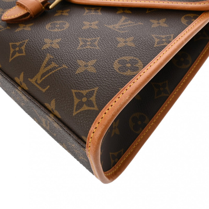 LOUIS VUITTON ルイヴィトン モノグラム ベルエア 2WAY ブラウン M51122 ユニセックス モノグラムキャンバス ハンドバッグ Bランク 中古 銀蔵