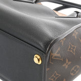 LOUIS VUITTON ルイヴィトン モノグラム オンマイサイド MM ノワール M53823 レディース レザー 2WAYバッグ Aランク 中古 銀蔵