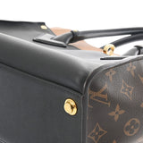 LOUIS VUITTON ルイヴィトン モノグラム オンマイサイド MM ノワール M53823 レディース レザー 2WAYバッグ Aランク 中古 銀蔵