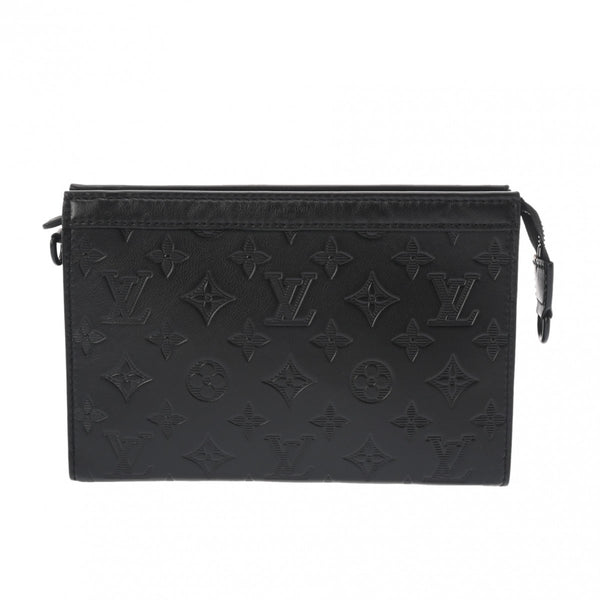 LOUIS VUITTON ルイヴィトン モノグラムシャドウ ガストンウエアラブルウォレット ブラック M81115 メンズ モノグラムシャドウ ショルダーバッグ Aランク 中古 銀蔵