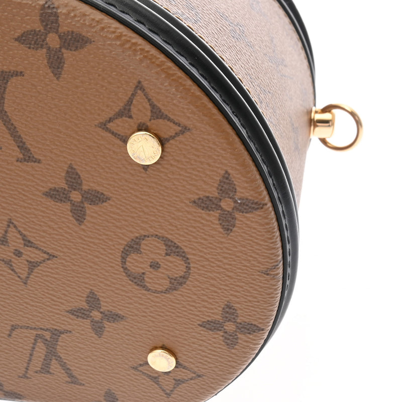 LOUIS VUITTON ルイヴィトン モノグラムリバース カンヌ ブラウン M43986 レディース モノグラムリバースキャンバス 2WAYバッグ Aランク 中古 銀蔵