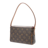 LOUIS VUITTON ルイヴィトン モノグラム レシタル ブラウン M51900 レディース モノグラムキャンバス ハンドバッグ Bランク 中古 銀蔵