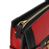LOUIS VUITTON ルイヴィトン エピ トランククラッチ ルージュ/ノワール M51697 レディース エピレザー ショルダーバッグ Aランク 中古 銀蔵