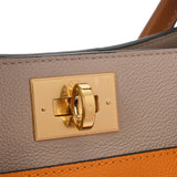 LOUIS VUITTON ルイヴィトン モノグラム オンマイサイド MM サフラン/ベージュ M56077 レディース レザー ハンドバッグ Aランク 中古 銀蔵