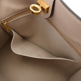 LOUIS VUITTON ルイヴィトン モノグラム オンマイサイド MM サフラン/ベージュ M56077 レディース レザー ハンドバッグ Aランク 中古 銀蔵
