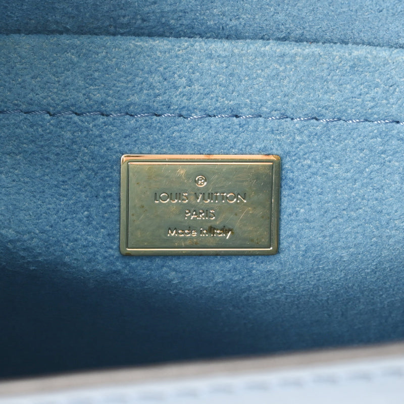 LOUIS VUITTON ルイヴィトン ヴェルニ エピ モノグラム スプリングストリート PM ブルー M90373 レディース ヴェルニ/レザー ハンドバッグ ABランク 中古 銀蔵