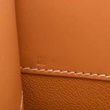 HERMES エルメス ホワイトバス GM ナチュラル □D刻印(2000年頃) ユニセックス ヴァッシュ ハンドバッグ ABランク 中古 銀蔵