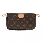 LOUIS VUITTON ルイヴィトン モノグラム ミュルティ ポシェット アクセソワール カーキ M44813 レディース モノグラムキャンバス ショルダーバッグ Aランク 中古 銀蔵