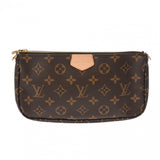 LOUIS VUITTON ルイヴィトン モノグラム ミュルティ ポシェット アクセソワール カーキ M44813 レディース モノグラムキャンバス ショルダーバッグ Aランク 中古 銀蔵