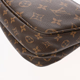 LOUIS VUITTON ルイヴィトン モノグラム ミュルティ ポシェット アクセソワール カーキ M44813 レディース モノグラムキャンバス ショルダーバッグ Aランク 中古 銀蔵