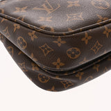 LOUIS VUITTON ルイヴィトン モノグラム ミュルティ ポシェット アクセソワール カーキ M44813 レディース モノグラムキャンバス ショルダーバッグ Aランク 中古 銀蔵