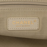 CHANEL シャネル ドーヴィル MM ベージュ レディース キャンバス トートバッグ Aランク 中古 銀蔵