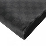 LOUIS VUITTON ルイヴィトン ダミエグラフィット ポシェットヴォワヤージュMM 黒/グレー N41696 メンズ ダミエグラフィットキャンバス クラッチバッグ ABランク 中古 銀蔵