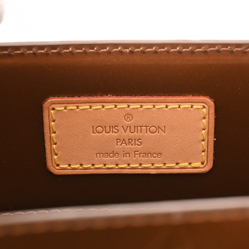 LOUIS VUITTON ルイヴィトン リード MM ブロンズ M91143 レディース モノグラムヴェルニ ハンドバッグ ABランク 中古 銀蔵