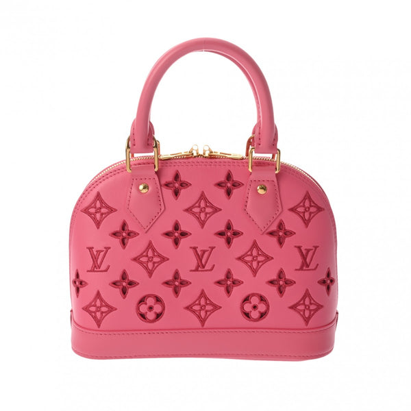 LOUIS VUITTON ルイヴィトン アルマ BB ブロデリーアングレース 2WAY ローズ M22878 レディース レザー ハンドバッグ Aランク 中古 銀蔵