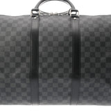 LOUIS VUITTON ルイヴィトン ダミエグラフィット キーポルバンドリエール55 2WAY 黒 N41413 メンズ ダミエグラフィットキャンバス ボストンバッグ Aランク 中古 銀蔵