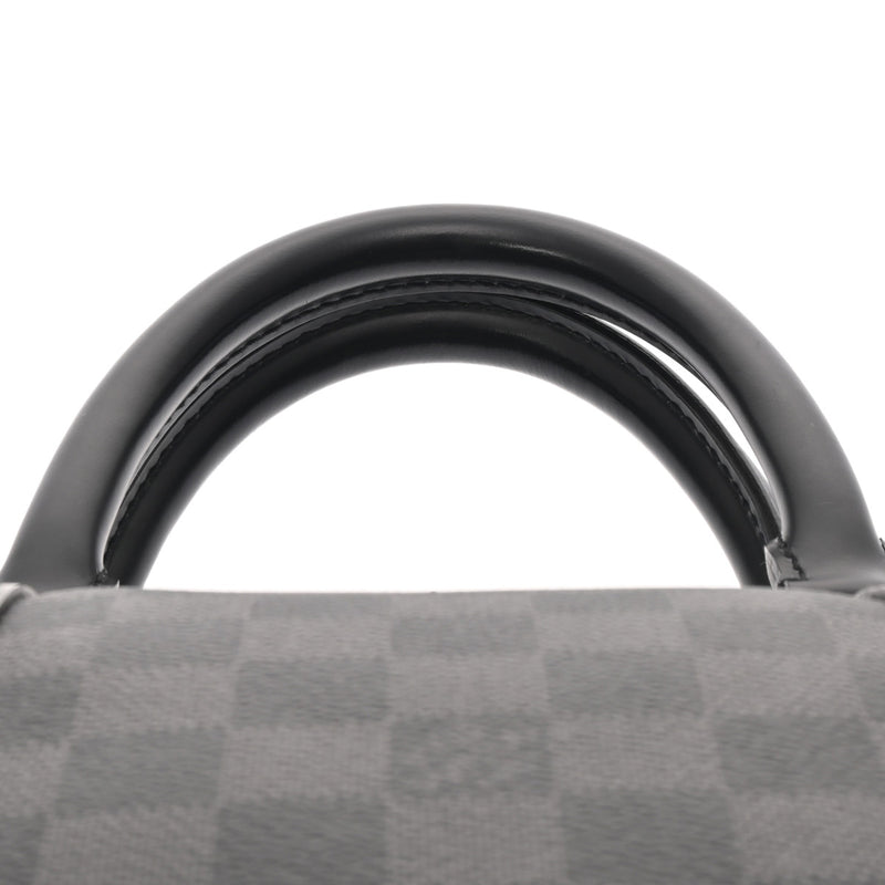 LOUIS VUITTON ルイヴィトン ダミエグラフィット キーポルバンドリエール55 2WAY 黒 N41413 メンズ ダミエグラフィットキャンバス ボストンバッグ Aランク 中古 銀蔵