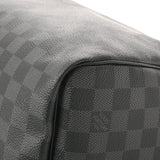 LOUIS VUITTON ルイヴィトン ダミエグラフィット キーポルバンドリエール55 2WAY 黒 N41413 メンズ ダミエグラフィットキャンバス ボストンバッグ Aランク 中古 銀蔵