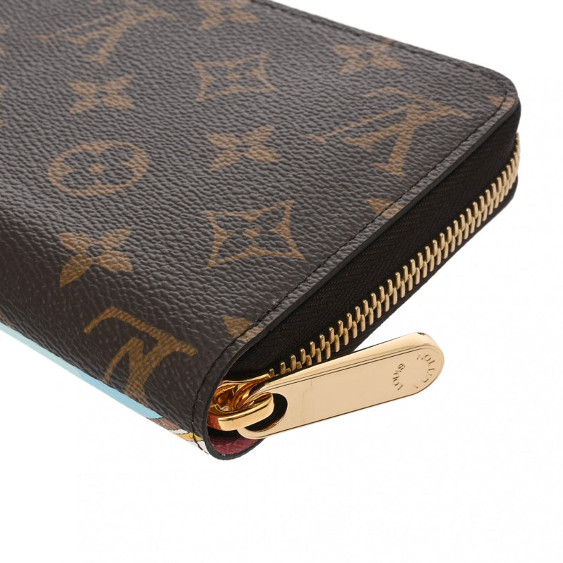 LOUIS VUITTON ルイヴィトン モノグラム ジッピーウォレット ヴィヴィエンヌ ホリデー ブラウン/ピンク M82614 レディース モノグラムキャンバス 長財布 未使用 銀蔵