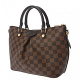 LOUIS VUITTON ルイヴィトン ダミエ シエナ PM 2WAY ブラウン N41545 レディース ダミエキャンバス ハンドバッグ Aランク 中古 銀蔵