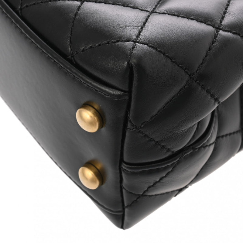 シャネル トップハンドル XXS 2WAY 42976 ブラック レディース カーフ