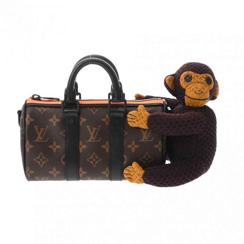 LOUIS VUITTON ルイヴィトン モノグラム LVフレンド キーポル XS モンキー 2WAY ブラウン M80118 メンズ モノグラムキャンバス ショルダーバッグ 新同 中古 銀蔵