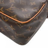 LOUIS VUITTON ルイヴィトン モノグラム ヴィバシテ PM ブラウン M51165 レディース モノグラムキャンバス ショルダーバッグ Bランク 中古 銀蔵