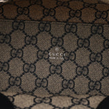 GUCCI グッチ プリント ミニトートバッグ 日本限定 ベージュ/ネイビー 772144 レディース キャンバス/レザー ハンドバッグ 新同 中古 銀蔵