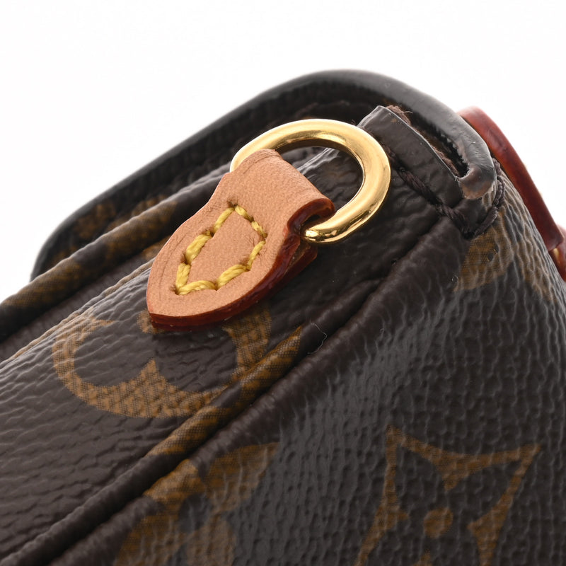 LOUIS VUITTON ルイヴィトン モノグラム ミクロメティス 2WAY ブラウン M81267 レディース モノグラムキャンバス ショルダーバッグ Aランク 中古 銀蔵