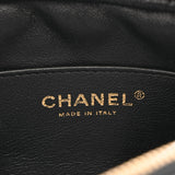 CHANEL シャネル 2.55 マトラッセ チェーンショルダー カメラバッグ アイコンチャーム ブラック レディース レザー ショルダーバッグ Aランク 中古 銀蔵