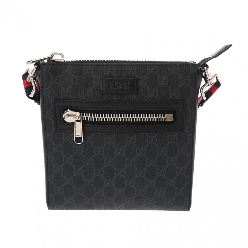 グッチGGスプリーム メッセンジャーバッグ ブラック メンズ GG  