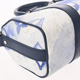 LOUIS VUITTON ルイヴィトン モノグラムウォーターカラー キーポル XS ホワイト/ブルー M45761 レディース モノグラムキャンバス ハンドバッグ Aランク 中古 銀蔵