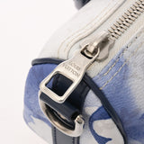LOUIS VUITTON ルイヴィトン モノグラムウォーターカラー キーポル XS ホワイト/ブルー M45761 レディース モノグラムキャンバス ハンドバッグ Aランク 中古 銀蔵