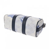 LOUIS VUITTON ルイヴィトン モノグラムウォーターカラー キーポル XS ホワイト/ブルー M45761 レディース モノグラムキャンバス ハンドバッグ Aランク 中古 銀蔵