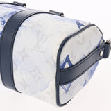 LOUIS VUITTON ルイヴィトン モノグラムウォーターカラー キーポル XS ホワイト/ブルー M45761 レディース モノグラムキャンバス ハンドバッグ Aランク 中古 銀蔵