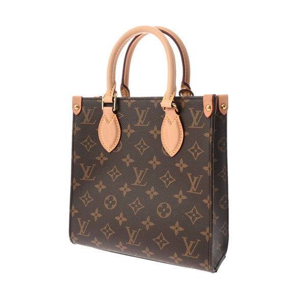 LOUIS VUITTON ルイヴィトン モノグラム サックプラ BB 旧型 2WAY ブラウン M45847 ユニセックス モノグラムキャンバス ハンドバッグ Aランク 中古 銀蔵