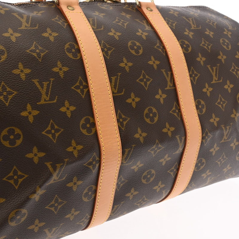 LOUIS VUITTON ルイヴィトン モノグラム キーポル 45 ブラウン M41428 ユニセックス モノグラムキャンバス ボストンバッグ ABランク 中古 銀蔵